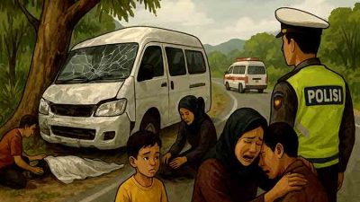 Minibus Wisatawan Gunung Gambir