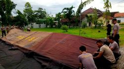 Polres Lamongan Dirikan Posko Siaga, 35 Personel Dikerahkan Hadapi Banjir Bengawan Jero