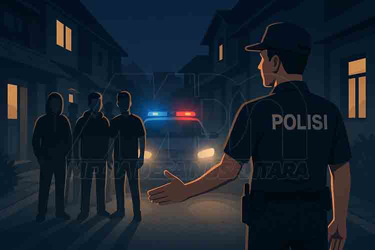 Polres Tanjung Perak Ringkus Tiga Anggota Gangster