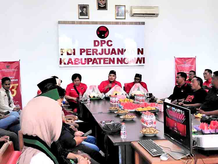 Rayakan HUT ke 53, PDI Perjuangan Ngawi
