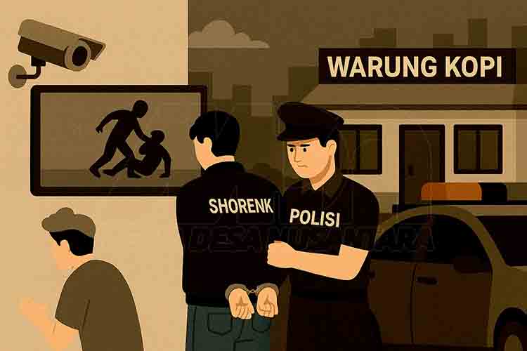 Rekaman CCTV Ungkap Pelaku Pengeroyokan di Balongpanggang