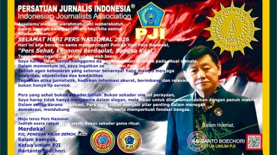 HPN 2026: PJI Serukan Pers Jadi Agen Kebenaran, Bukan Sekadar Gema Ritual