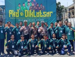 Satlantas Polres Kediri Kota Berikan Materi Lalu Lintas dalam PKD dan Diklatsar GP Ansor Kota Kediri