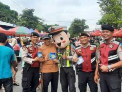 Operasi Keselamatan Semeru, Polres Situbondo Sampaikan Pesan Kamseltibcarlantas di CFD