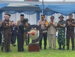 Pembukaan TMMD Ke-127 Tahun 2026 Kodim 0809/Kediri di desa Gadungan Kec. Puncu