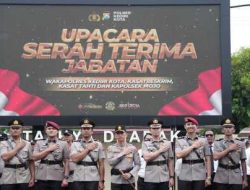 Wakapolres dan Kasatreskrim Polres Kediri Kota Berganti, Kapolres Tekankan Sinergitas