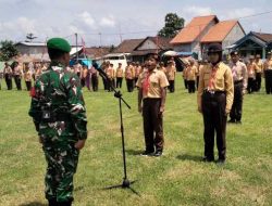 Perkemahan Pramuka TMMD ke-127 di Gadungan Jadi Ajang Pembinaan Karakter Pelajar