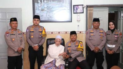 Kapolres Kediri Sowan ke Pimpinan Tertinggi Ponpes Lirboyo Jelang Ramadhan 1447 H