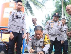 Mahasiswa STIK Angkatan 83 Bangun Sumur Bor untuk Warga Aceh Utara, Kapolres: Wujud Nyata Kepedulian Polri