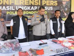 Polres Bondowoso Ungkap Curanmor Amankan 3 Tersangka dan 11 Unit Motor