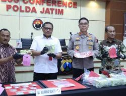 Polda Jatim Bongkar 2 Kasus Narkoba, Total 33,374 Kg Sabu Disita Satu Kurir Ditangkap