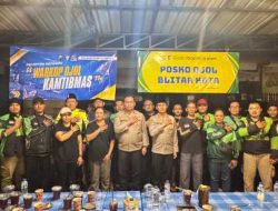 Polres Blitar Kota Gelar Sahur Bersama Komunitas Ojol