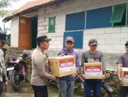 Polres Probolinggo Salurkan Bansos untuk Korban Longsor dan Banjir