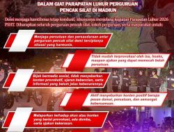 Imbauan Kapolres Ngawi Jelang Giat Parapatan Luhur Perguruan Pencak Silat di Madiun