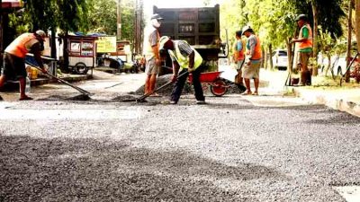Jalan Rusak Dikebut, PUPR Sidoarjo Targetkan Rampung Sebelum Lebaran