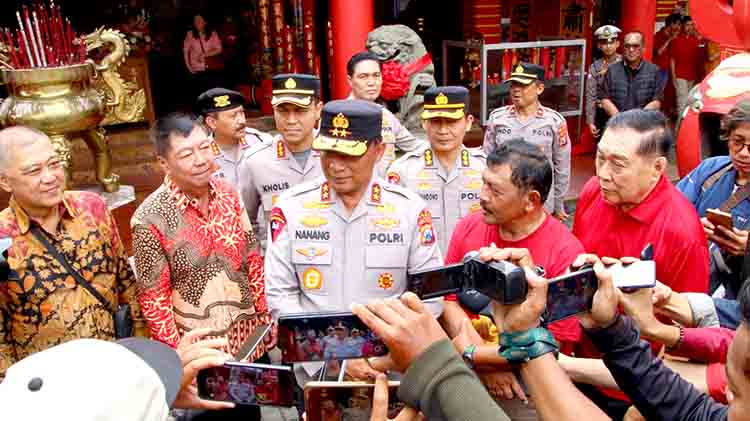 Kapolda Jatim Tinjau Klenteng Eng An Kiong di Kota Malang