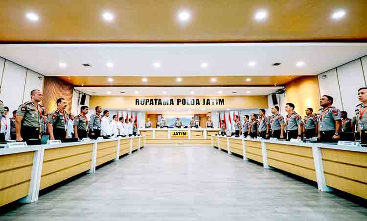 Kapolres Kediri Hadiri Rapim Polda Jatim