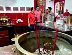 Kapolres Ngawi Tinjau Klenteng, Pastikan Perayaan Imlek 2577 Kongzili Aman dan Kondusif