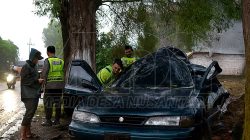 Kecelakaan Maut di Takerharjo: Mobil Oleng, Dua Warga Gresik Tewas Seketika