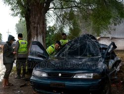 Kecelakaan Maut di Takerharjo: Mobil Oleng, Dua Warga Gresik Tewas Seketika