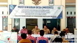 Musdes Dumpiagung Dari Dana Menyusut hingga Komitmen untuk Warga