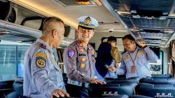 Operasi Keselamatan Semeru 2026 Polres Jember Ramp Check dan Periksa Kesehatan Awak Bus