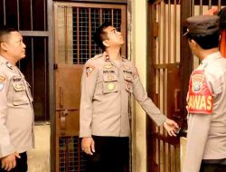 Pastikan Keamanan Tetap Kondusif, Wakapolres Polres Kediri Kota Sidak Piket dan Ruang Tahanan