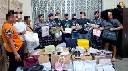Penindakan Hukum Barang Illegal masuk ke ke Indonesia oleh Gabungan Satgas Pamtas RI-Mly