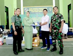 Peringati HUT ke-80 Persit KCK Tahun 2026, Persit KCK Cabang XXI Kodim Pemalang Gelar Bakti Sosial Donor Darah
