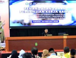 Perkuat Sinergi Lintas Sektor, Bupati Takalar dan Kepala Balai Kelas I Makassar Teken Perjanjian Kerja Sama Pidana Kerja Sosial