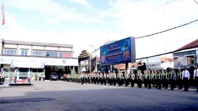 Polres Lamongan Gelar Apel Pasukan Ops Keselamatan Semeru