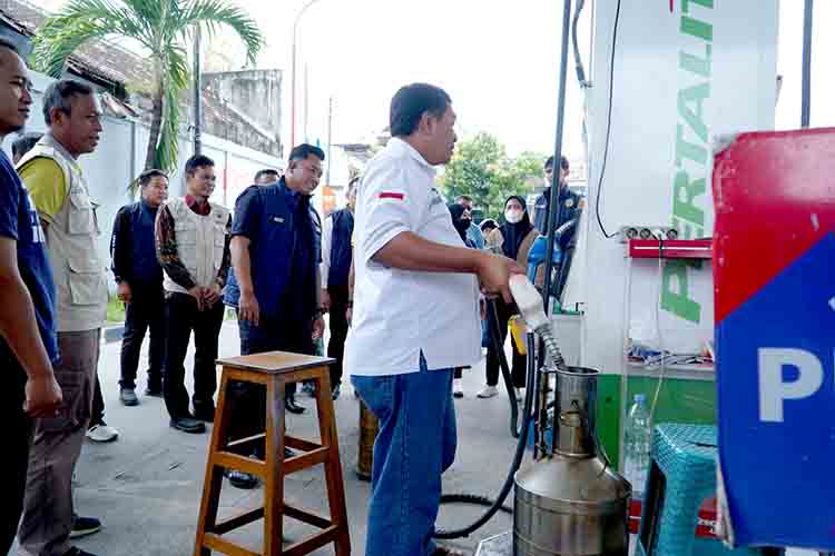Polres Lamongan Sidak SPBU