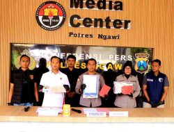 Polres Ngawi Ungkap Pencurian Saldo ATM, 3 Pelaku Diamankan