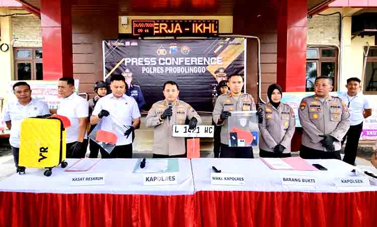 Polres Probolinggo Amankan 3 Tersangka
