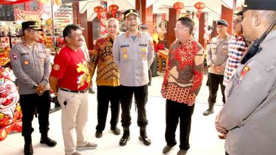 Polresta Malang Kota Pertebal Pengamanan Imlek, Personel Disiagakan di Klenteng hingga Pusat Perbelanjaan
