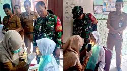 Dinkes dan Satgas TMMD 127 Brebes Gelar Aplikasi Fluor di SDN Cikuya 01