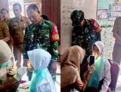 Dinkes dan Satgas TMMD 127 Brebes Gelar Aplikasi Fluor di SDN Cikuya 01