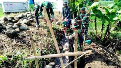 TMMD Sengkuyung Tahap I Tahun 2026 Kodim 0711/Pemalang Garap Pembuatan Talud