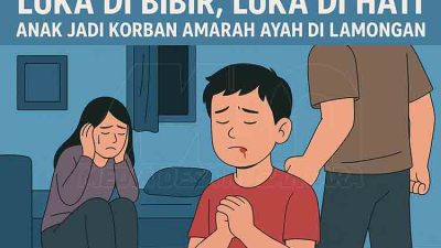 Luka di Bibir, Luka di Hati: Kisah Anak Korban Amarah Ayah di Lamongan