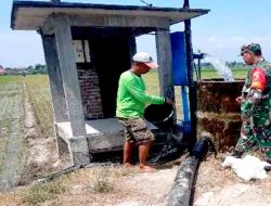 Babinsa Desa Bagi Dampingi Petani Atasi Kekurangan Air dengan Pompanisasi