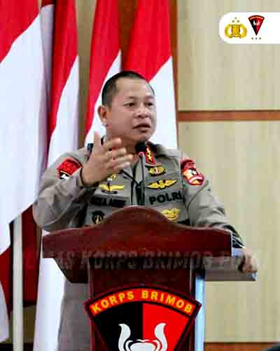 Wadankorbrimob Polri Tekankan Disiplin