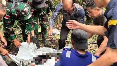 Gerak Cepat Prajurit Kodam VI/Mulawarman dalam Evakuasi Korban Pesawat Jatuh Pelita Air di Krayan