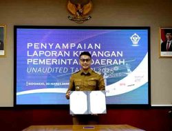 Bupati Tuban Serahkan LKPD Unaudited 2025 ke BPK Jatim, Teguhkan Transparansi Keuangan Daerah