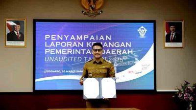 Bupati Tuban Serahkan LKPD Unaudited 2025 ke BPK Jatim, Teguhkan Transparansi Keuangan Daerah