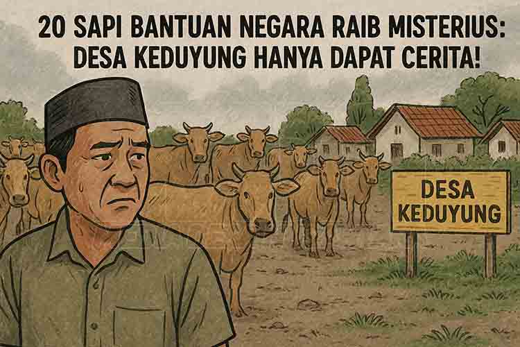 20 Sapi Bantuan Negara Raib Misterius MDN
