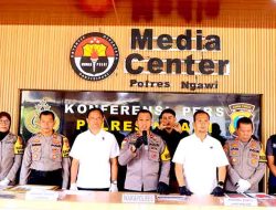 Polres Ngawi Berhasil Ungkap 177 Kasus dalam Ops Pekat Semeru 2026