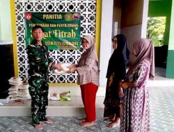 Kodim 0711/Pemalang Salurkan Paket Zakat Fitrah untuk Warga Sekitar Makodim