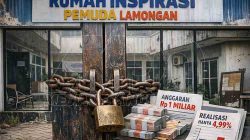 Rp1 Miliar Anggaran Tak Terserap, Rumah Inspirasi Pemuda Lamongan Terkunci Rantai