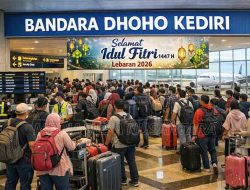 Bandara Dhoho Meledak Penumpang! Lonjakan 55 Persen Gegerkan Lebaran 2026