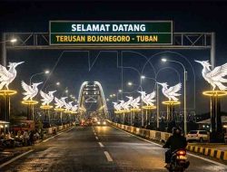 Bojonegoro Percantik Perbatasan dan Perkuat Keamanan Lewat Lampu Ikonik Jembatan TBT